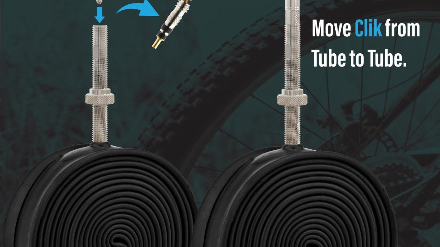 Moving a Clik valve from one tube to another