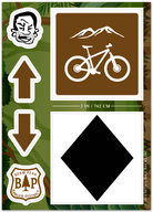 BERM PEAK TRAIL MARKER KIT (3 OPTIONS)