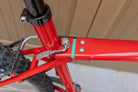 The steel cable that replaces the down tube on the Slingshot flex frame